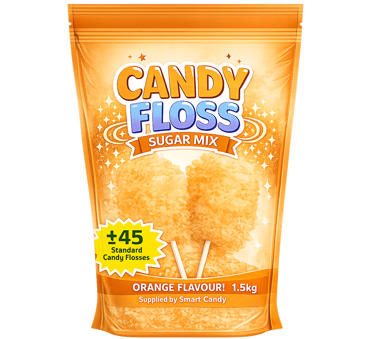 Candy Floss Sugar Orange For Sale In South Africa | #1 BEST Candy Floss Supplier Near Me in Pretoria