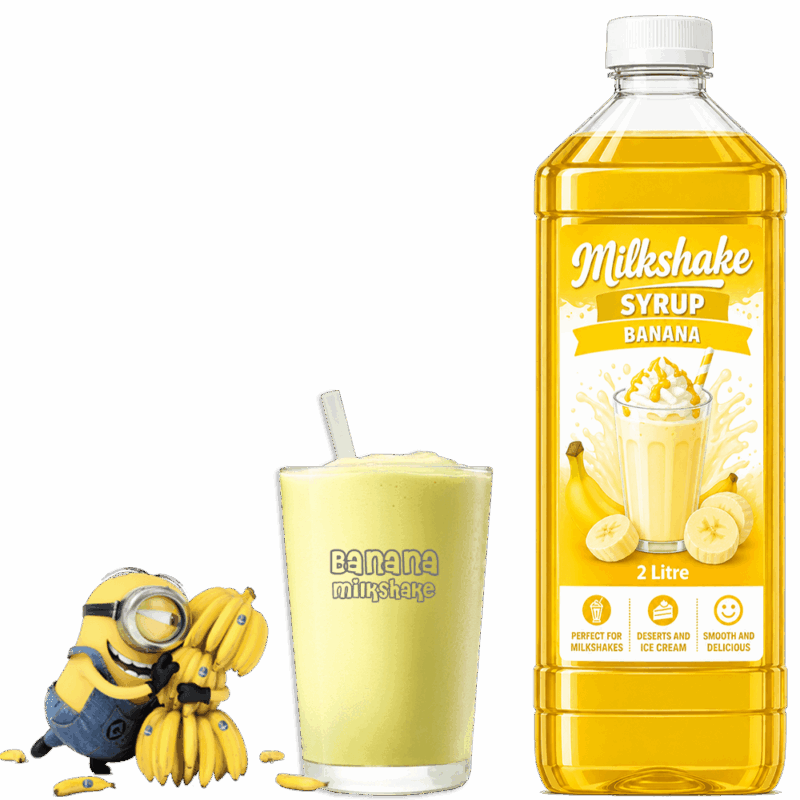 Milkshake Syrup BANANA For Sale #1 Banana Milkshake