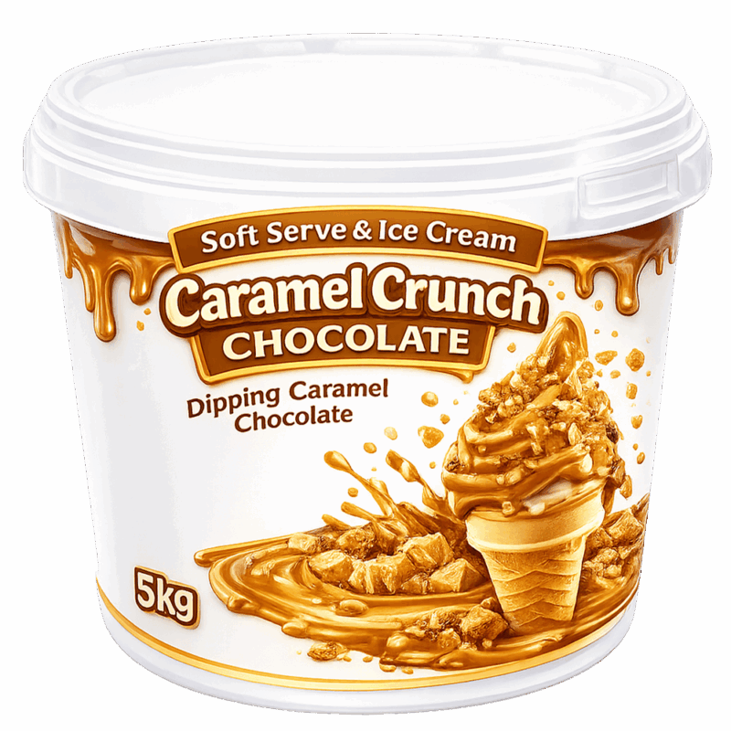 Caramel Crunch Dip 5kg For Sale | #1 Ice Cream Caramel Crunch Dipping
