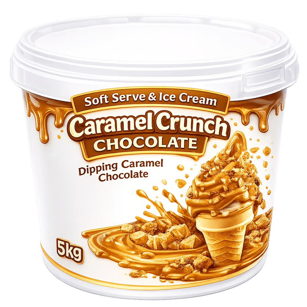 Caramel Crunch Dip 5kg For Sale | #1 Ice Cream Caramel Crunch Dipping